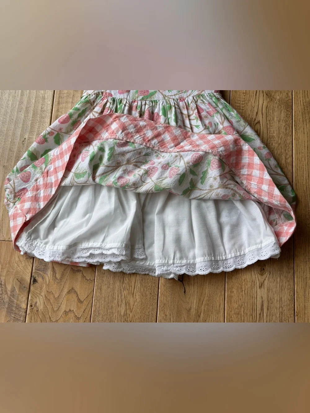Cupcakes and Cashmere Strawberry Print Sundress size 5